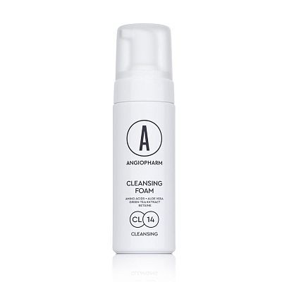 Очищающая пенка с аминокислотами Ангиофарм Cleansing Foam  160 мл