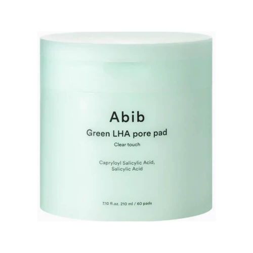 Кислотные тонер-пэды для очищения пор Abib Green LHA Pore Pad Clear Touch 60 шт