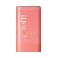BLIV:U Collagen Bouncing Sun Stick Коллагеновый солнцезащитный стик SPF50+PA++++ 19 г УЦЕНКА