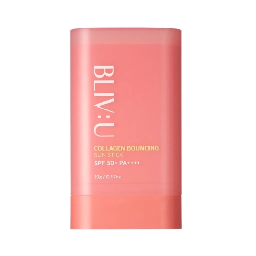 BLIV:U Collagen Bouncing Sun Stick Коллагеновый солнцезащитный стик SPF50+PA++++ 19 г УЦЕНКА