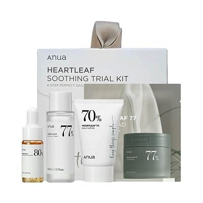 Anua Heartleaf Soothing Trial Kit Набор бестселлеров для ухода за кожей УЦЕНКА