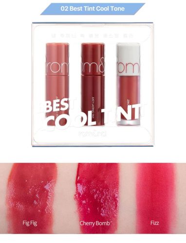 Rom&nd Best Tint Edition Набор мини-тинтов 2+2+2 г (02 Cool Tone Pick) УЦЕНКА