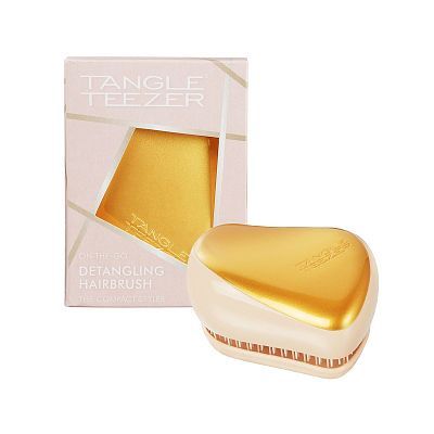 Tangle Teezer Compact Styler Rich Gold Расческа Тангл тизер в золотом оттенке