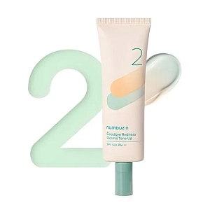 Numbuzin No.2 Goodbye Redness Derma Tone Up Тональный лосьон с зеленым пигментом 50мл