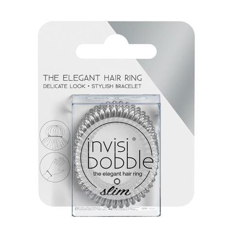 Invisibobble SLIM Chrome Sweet Chrome Резинка-браслет для волос фото 2