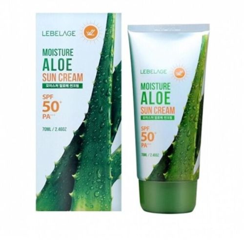Lebelage Moisture Aloe Sun Cream Солнцезащитный увлажняющий крем с Алоэ SPF50+/Pa+++ 70мл
