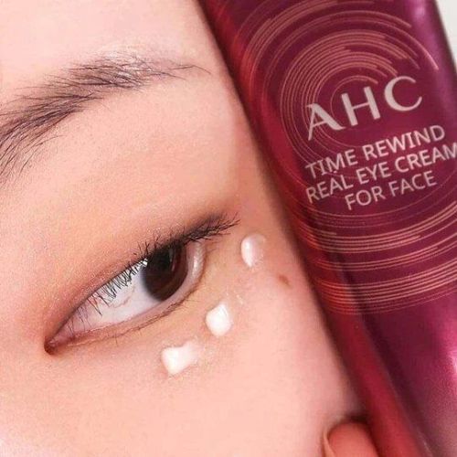 AHC Time Rewind Real Eye Cream For Face Антивозрастной крем для век с пептидами 30 мл фото 4