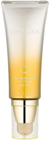 Missha Super Aqua Cell Renew Snail BB Cream Улиточный BB крем SPF30/PA++ 45мл