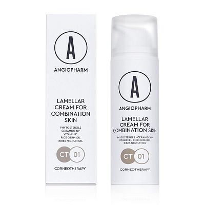 Ламеллярный крем для комбинированной кожи Ангиофарм Lamellar Cream For Combination Skin 50 мл