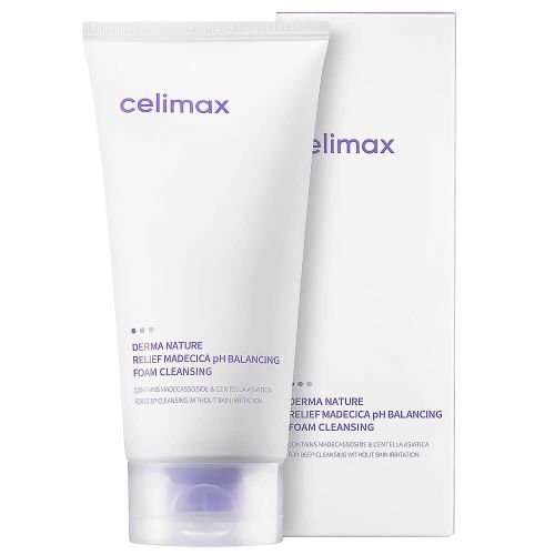 Celimax Nature Relief Madecica pH Balancing Foam Cleansing Слабокислотная очищающая пенка 150мл