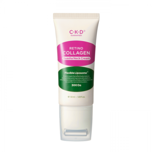 CKD Retino Collagen Small Molecule 300 Guasha Neck Cream Роликовый крем для шеи с ретиналем 50 мл