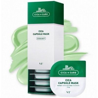 VT Cosmetics Cica Capsule Mask Глиняная маска с центеллой 7.5г