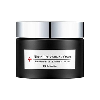 Обновляющий крем с ниацинамидом 10% и витамином С CUSKIN DR.SOLUTION Niacin 10% Vitamin C Cream 50мл