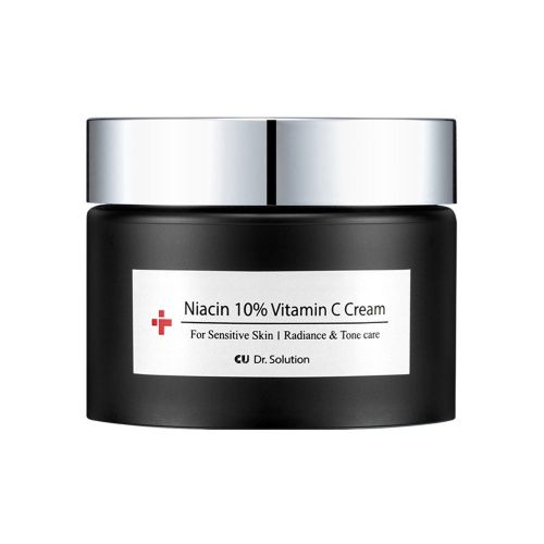 Обновляющий крем с ниацинамидом 10% и витамином С CUSKIN DR.SOLUTION Niacin 10% Vitamin C Cream 50мл