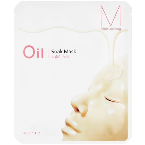 Missha Oil-Soak Mask Moisturizing Увлажняющая тканевая маска с пропиткой 1шт