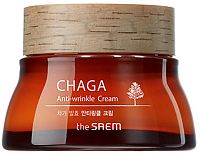 The Saem CHAGA Anti-wrinkle Cream Ферментированный антивозрастной крем с экстрактом чаги 60мл