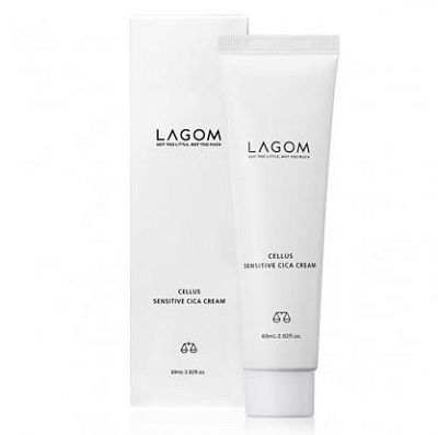 Lagom Cellus Sensitive Cica Cream Крем для чувствительной кожи 60 мл