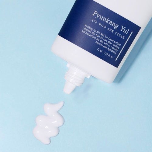 Pyunkang Yul ATO Mild Sun Cream Гипоалергенный солнцезащитный крем SPF50 PA++++ 75мл фото 2