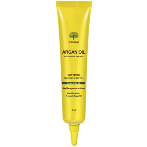 Char Char Argan Oil Protein Hair Ampoule Восстанавливающая сыворотка для волос с арганой 15мл