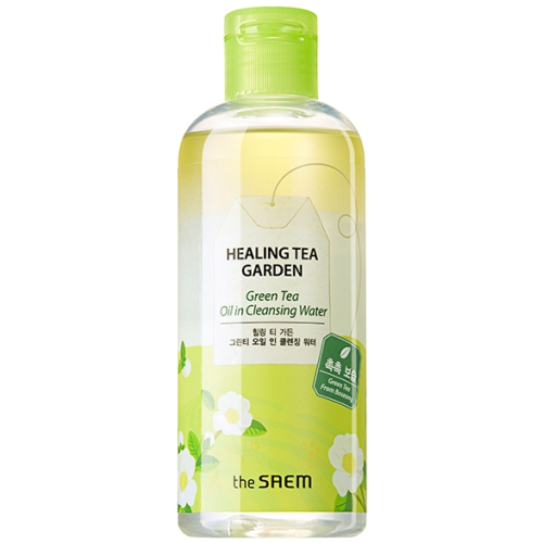 The Saem Healing Tea Green Tea Oil In Cleansing Water Вода очищающая с маслом зеленого чая УЦЕНКА