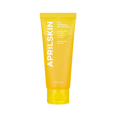Отшелушивающая маска-пленка с экстрактом календулы APRILSKIN Calendula Peel Off Pack 100г УЦЕНКА