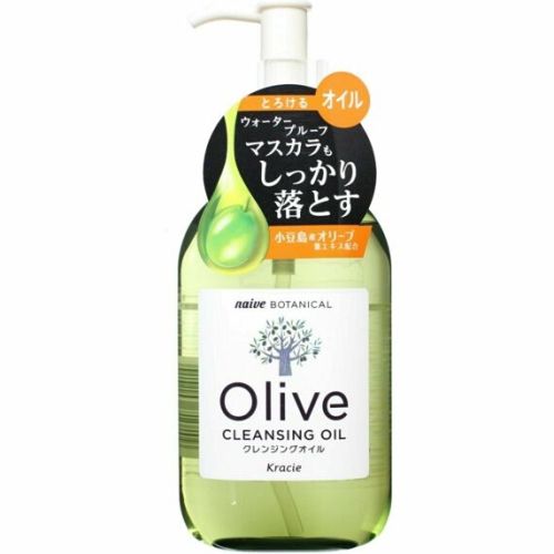 Kracie Naive Botanical Olive Масло для удаления водостойкого макияжа с экстрактом листьев оливы 230м