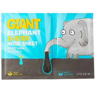 It's Skin Giant Elephant 2-Step Nose Sheet Система против черных точек 1шт