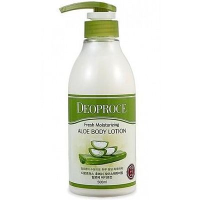 Deoproce Fresh Moisturizing Aloe Body Lotion Лосьон для тела с экстрактом алоэ 500мл