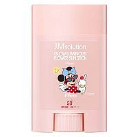 JMSolution Glow Luminous Flower Sun Stick Disney Солнцезащитный стик с экстрактом розы SPF50+PA++++