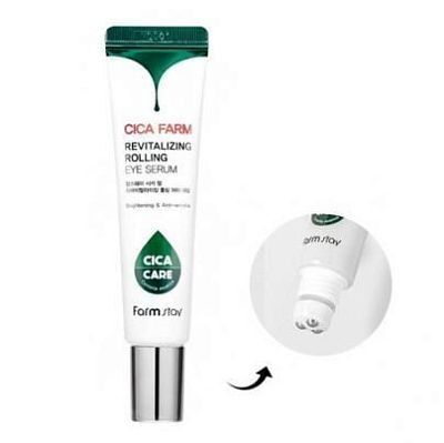Farmstay Cica Farm Revitalizing Rolling Eye Serum Сыворотка-роллер для век с центеллой 25мл