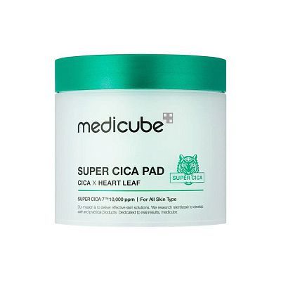 Успокаивающие пэды с центеллой азиатской Medicube Super Cica Pad 70 шт