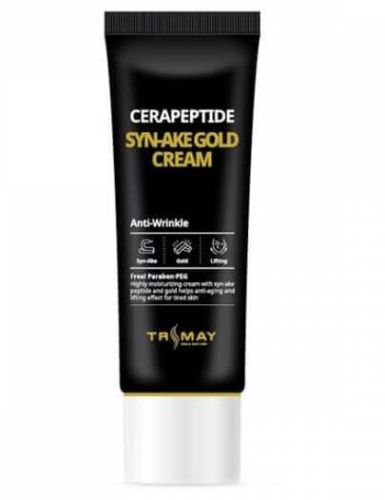 Trimay Cerapeptide Syn-Ake Gold Cream Омолаживающий крем с керамидами и змеиным пептидом 50мл