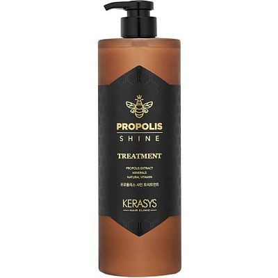 Kerasys Propolis Shine Treatment Восстанавливающая маска для волос с прополисом 1000мл