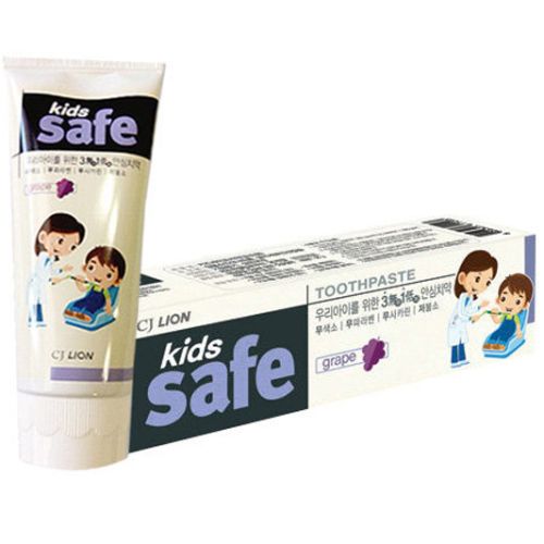 CJ Lion Kids Safe Зубная паста детская Виноград (3-12 лет) 90г