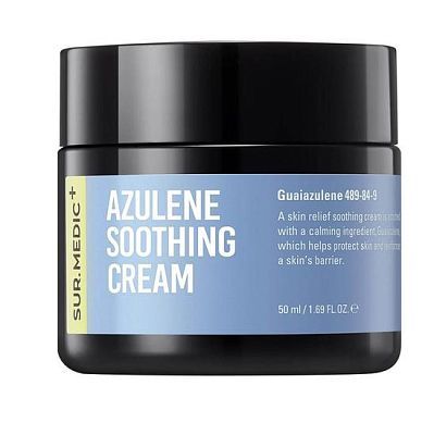 Sur.Medic+ Azulene Soothing Cream Успокаивающий крем с азуленом 50 мл УЦЕНКА