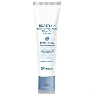Secret Skin Hyaluron Water Bomb Micro-Peel Cream Крем для лица с гиалуроновой кислотой 70г УЦЕНКА