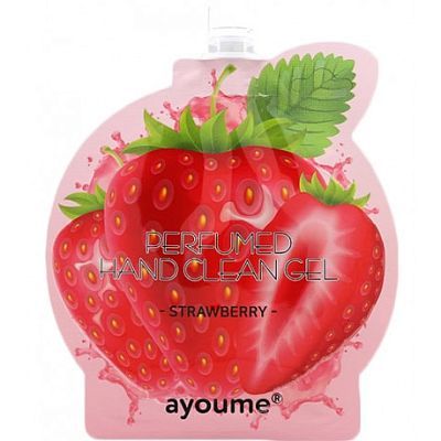 Ayoume Perfumed hand clean gel - strawberry Очищающий гель для рук с ароматом клубники 20мл