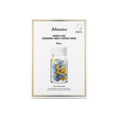 Тканевая маска с керамидами JMSolution Derma Care Ceramide Aqua Capsule Mask 1шт