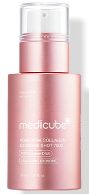 Интенсивная омолаживающая ампула с микроиглами Medicube PDRN Pink Collagen Exosome Shot 7500 30мл