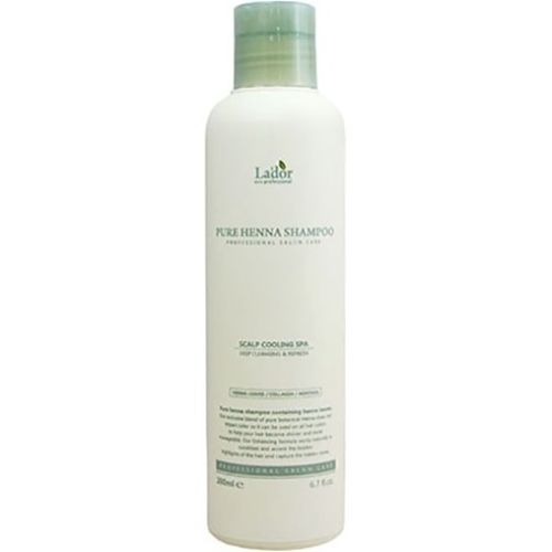 Lador Pure Henna Shampoo Шампунь для волос с хной укрепляющий 200мл фото 2