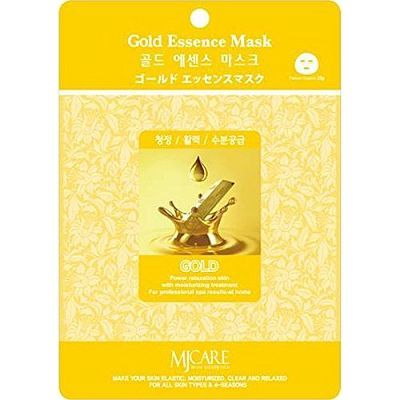 Mijin MJCare Gold Essence Mask Маска тканевая с золотом 23г