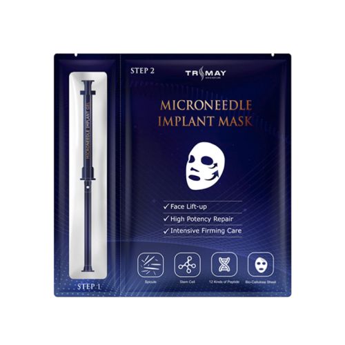 Trimay Microneedle Implant Mask Двухэтапная маска для лица с микроиглами спикул 1,5мл/30мл