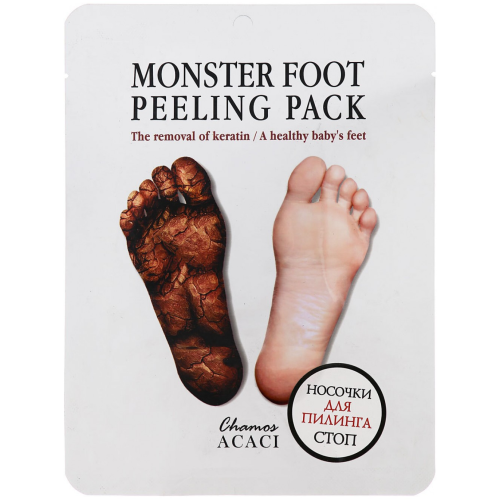 Chamos Acaci Monster Foot Peeling Pack Пилинг носочки для стоп 18мл