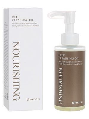 Масло для лица очищающее питательное с муцином улитки Mizon Nourishing Deep Cleansing 150мл УЦЕНКА