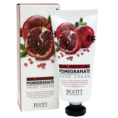 Jigott Real Moisture Pomegranate Hand Cream Увлажняющий крем для рук с экстрактом граната 100мл