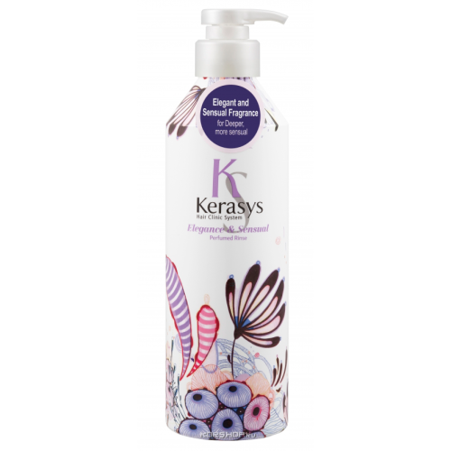 Kerasys Perfumed Line Elegance & Sensual Парфюмированный кондиционер для тонких волос 400мл