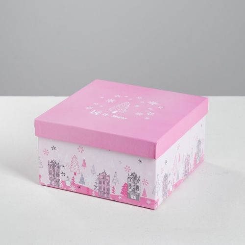 Подарочная коробка "Pinko" 18х18х10 см