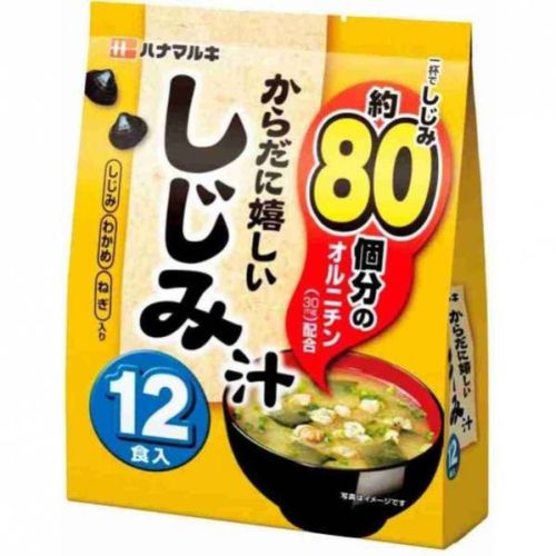 Hanamaruki Мисо-суп Сидзими c ракушками 12шт