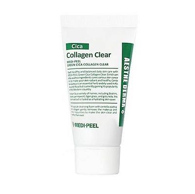 Medi-Peel Green Cica Collagen Clear Пенка для умывания с центеллой и коллагеном 28г