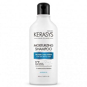 Kerasys Moisturizing Shampoo Увлажняющий шампунь для сухих и ломких волос 400мл